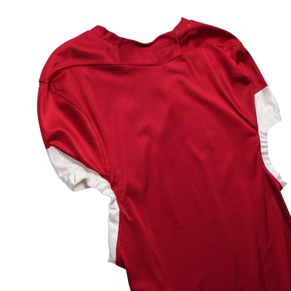 Adidas Football Practice Jersey Mens S‎ Red White H63668 Mesh Training
